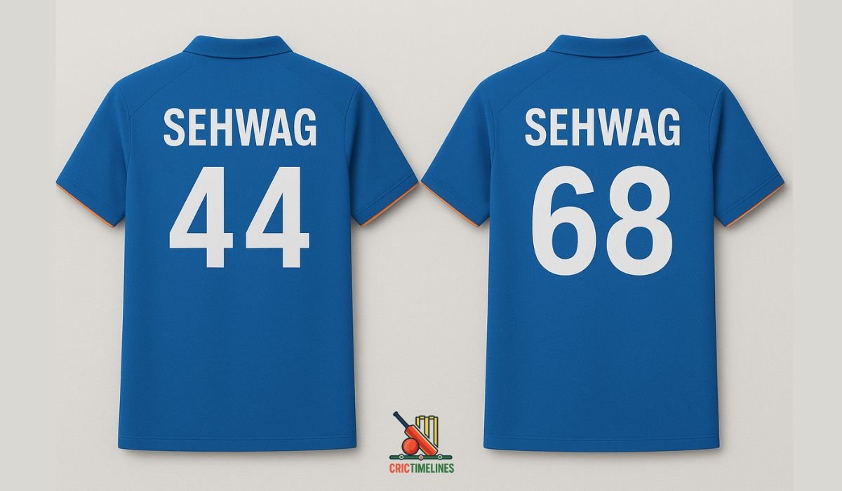 Virender Sehwag Jersey Number